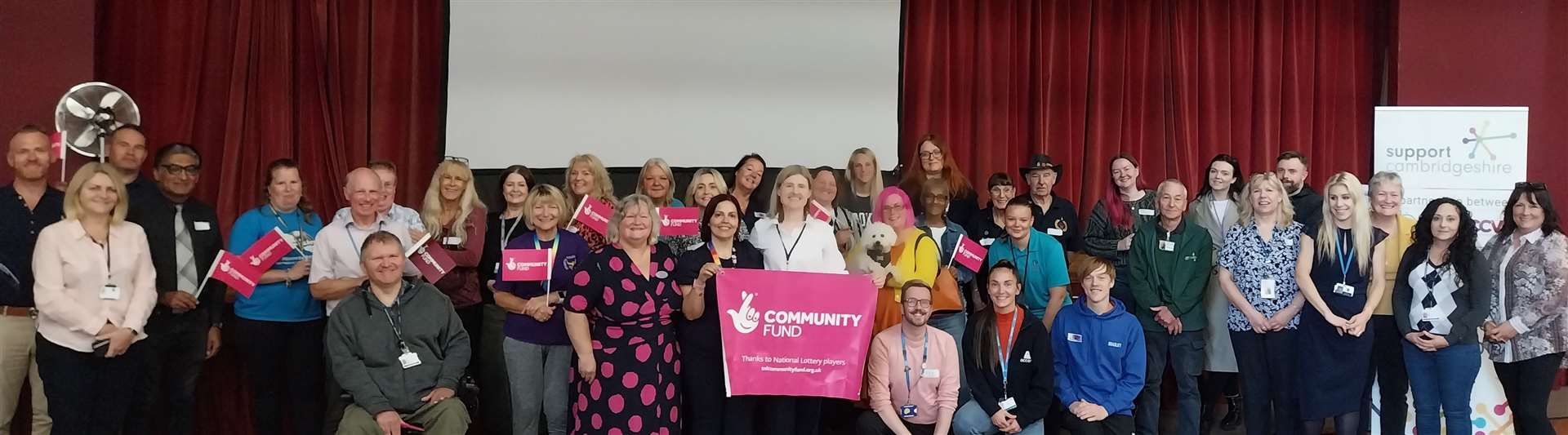 Support Fenland was launched at the Queen Mary Centre in Wisbech with representatives from various organisations attending.