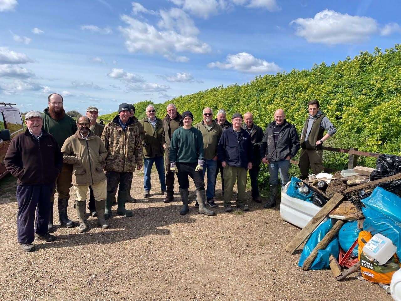 FWA members after their litter pick (56103184)