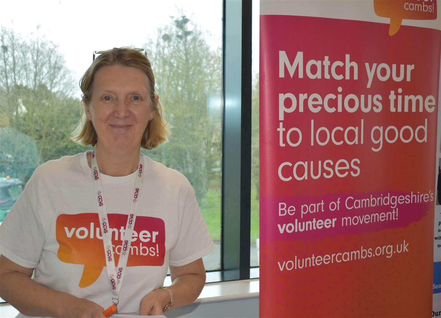 Sarah Hall from Cambridge Council for Voluntary Service said there were lots of opportunities out there to volunteer in the community