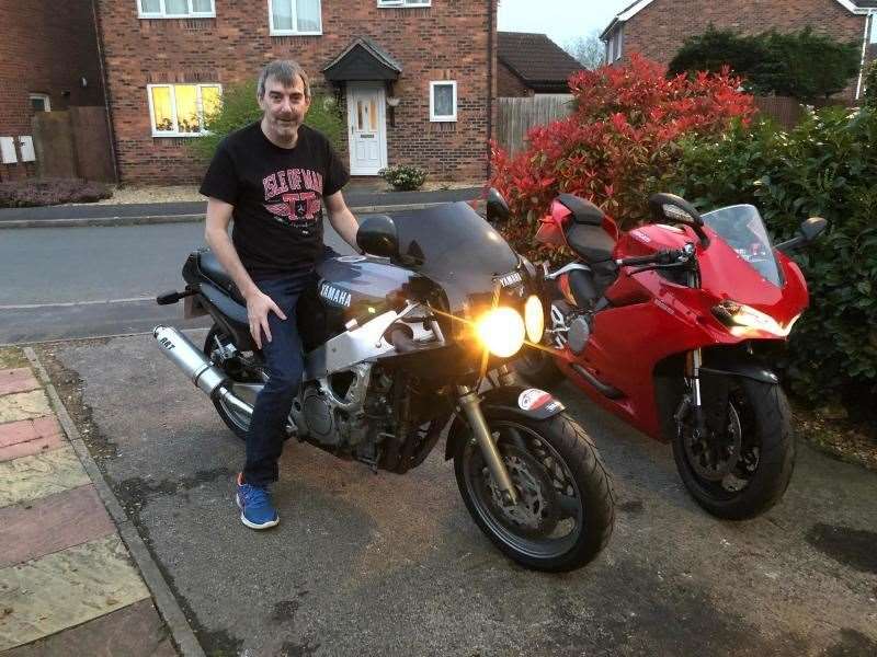Dave Lush is riding nearly 1,000 miles for charity of a bike that cost less than £300. (12334863)