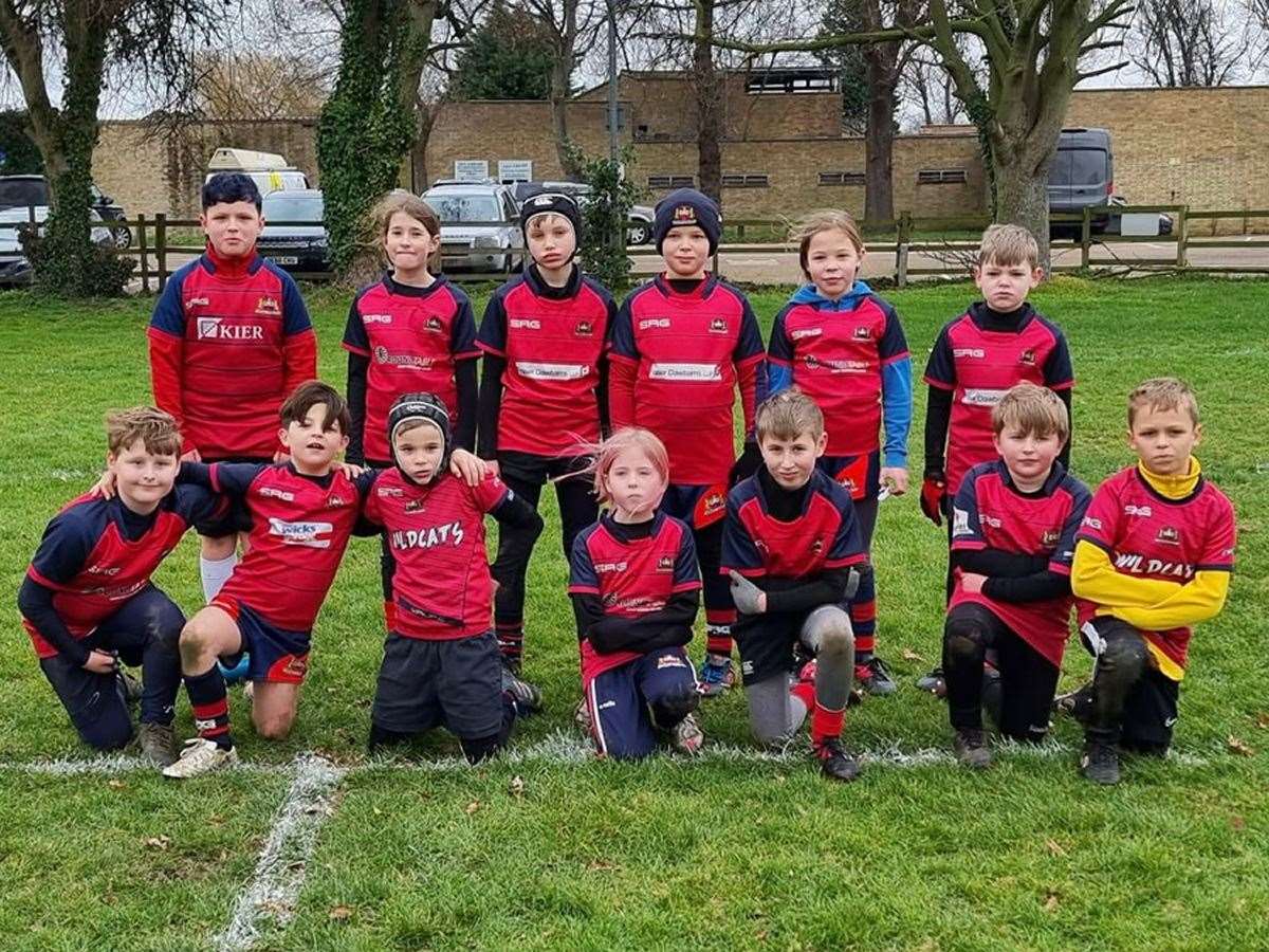 The Wisbech U9/10 squad at Sleaford