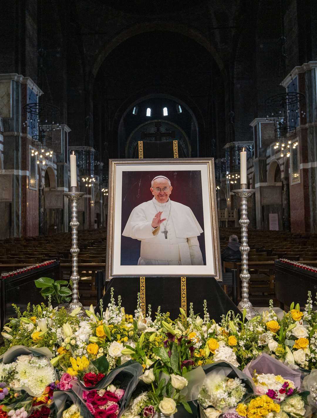 Pope Francis chose his name to associate himself with being of service to the poor (Jeff Moore/PA)
