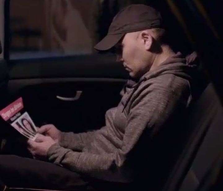 Ricardas Puisys pictured with a poster appealing for help to find him. (45843750)