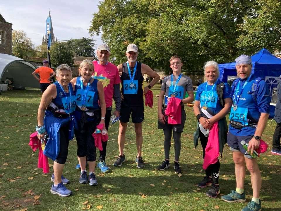 March Athletics Club members at the Ely Runfest