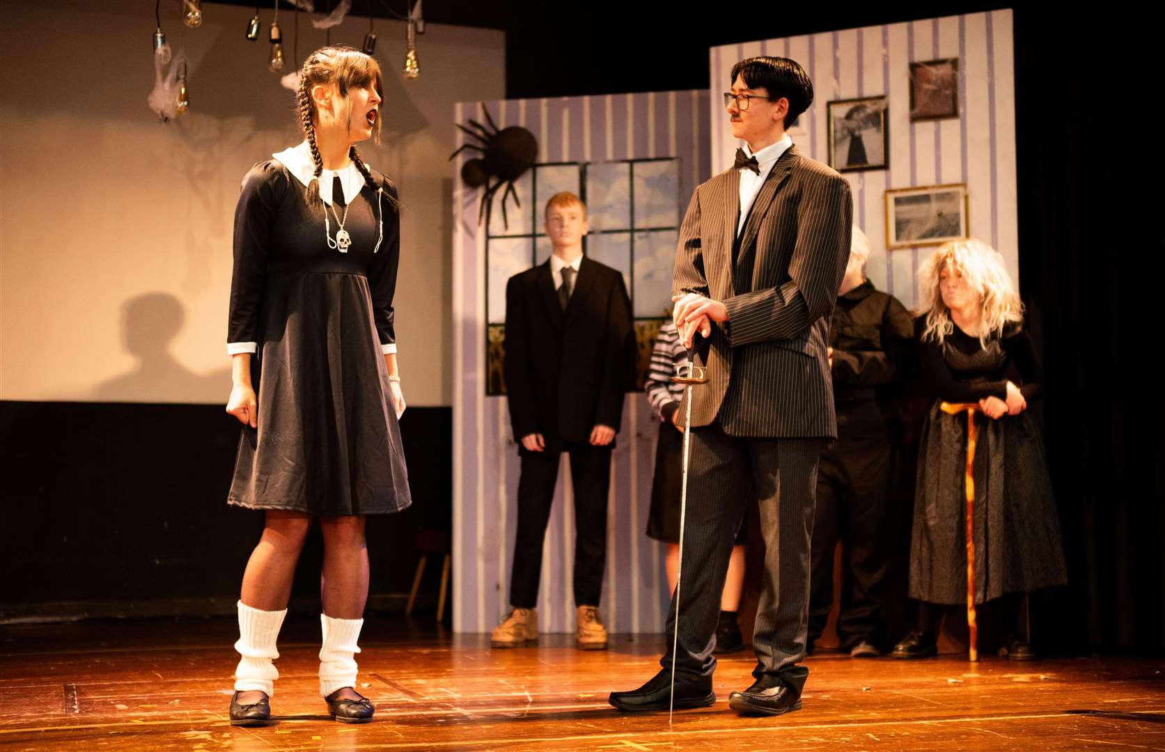 Morticia, Gomez, Wednesday and Puglsely will be joined by Uncle Fester, Grandmama and Lurch, when Marshland High School stages The Addams Family Musical from November 7 to 9.