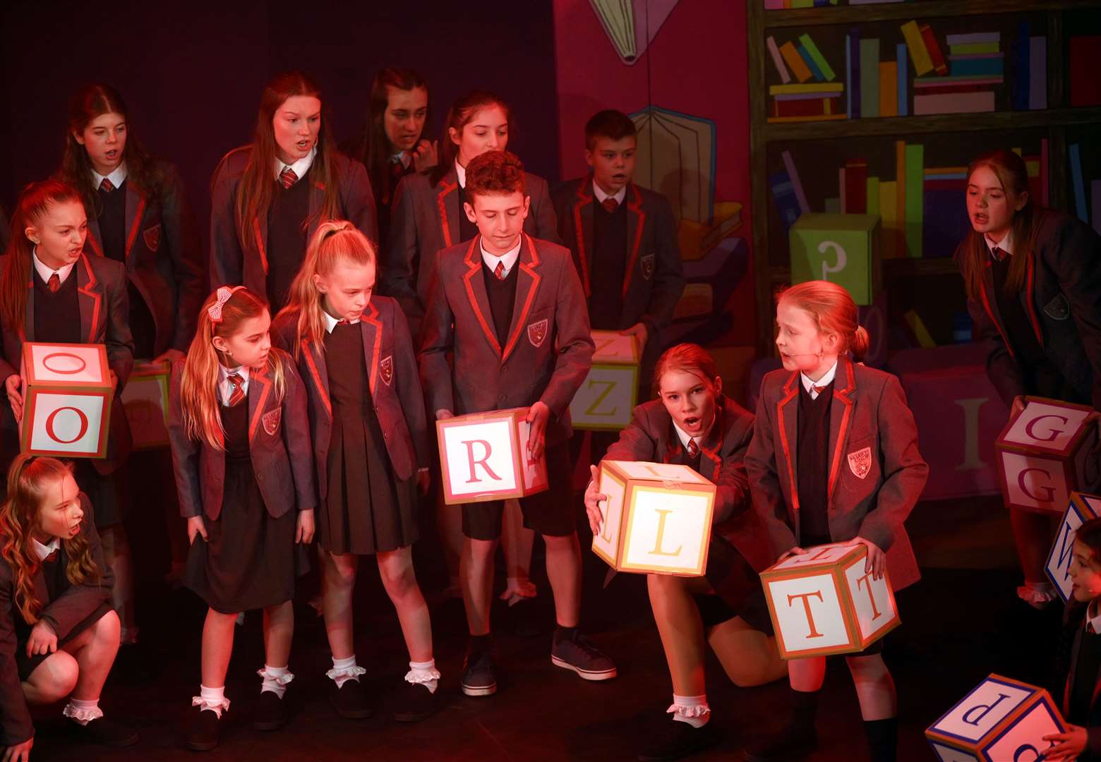 Dress Rehearsal of Matilda at The Angles Theatre