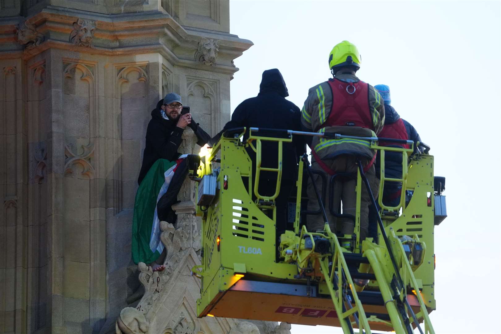 Negotiators have spoken to the man several times (Jeff Moore/PA)