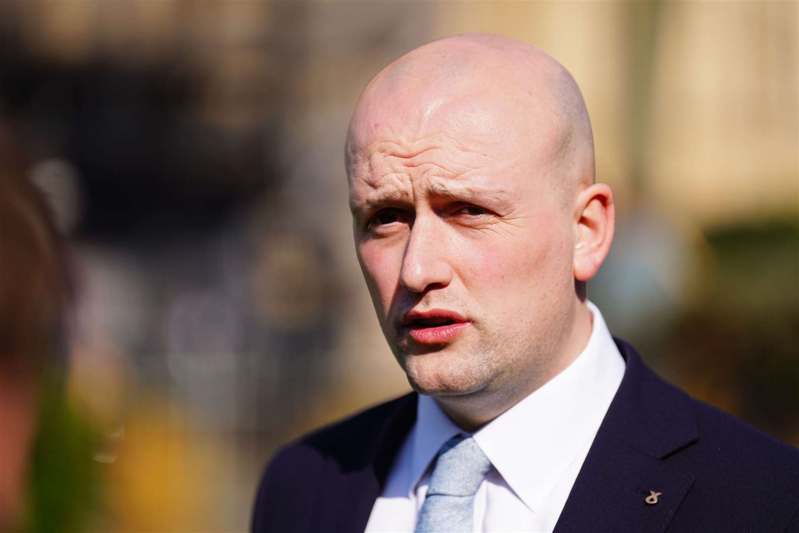 Stephen Flynn voiced concern the job cuts at Harbour Energy could be ‘the start of something that could be quite devastating for Aberdeen and the north east’ (James Manning/PA)