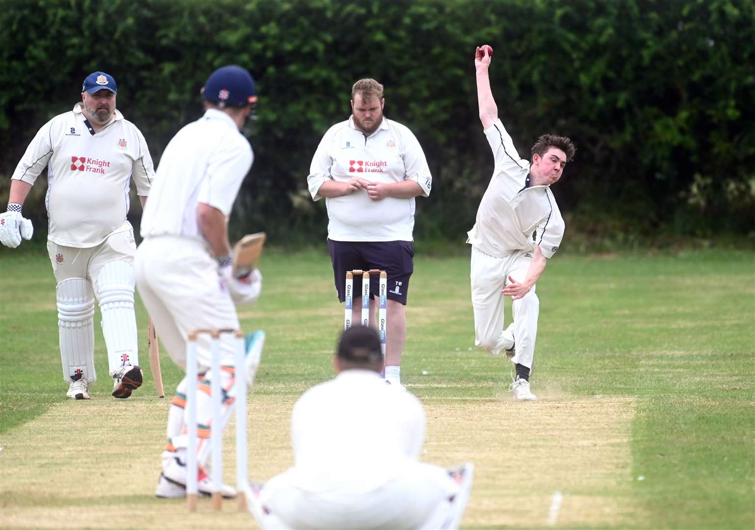 Action from Chatteris 2nds against Wisbech 3rds in CCA Junior League 3 North
