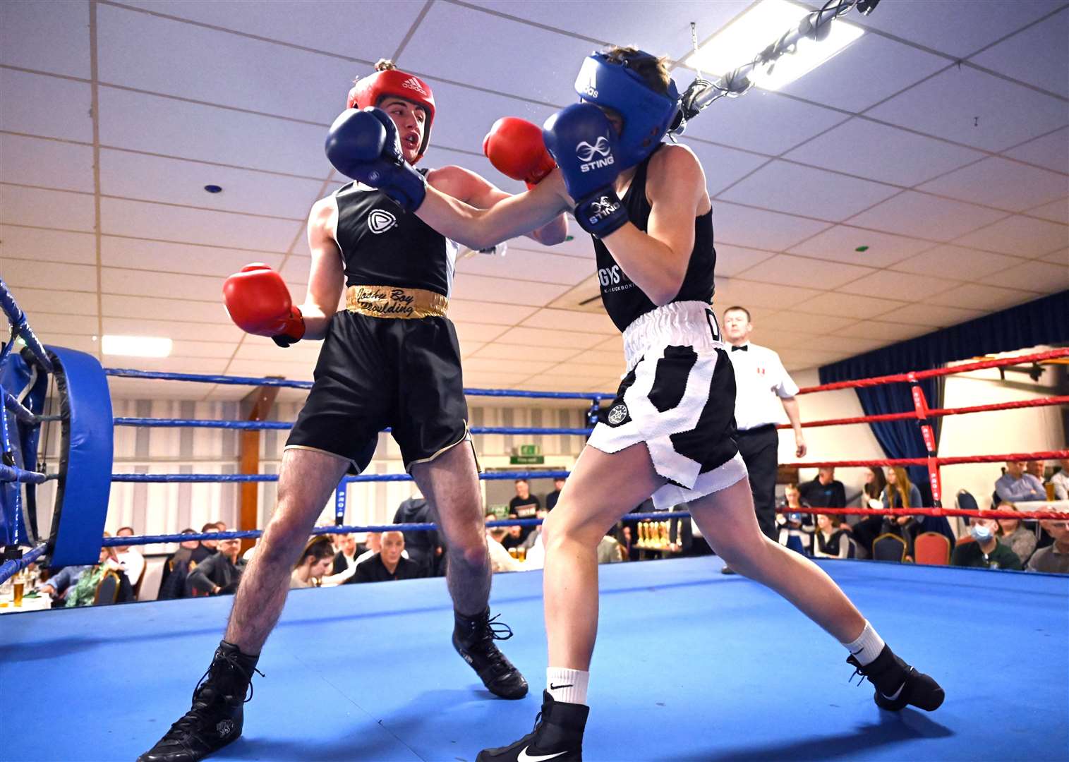 March Boxing Club evening of boxing..Josh Moulding (red) v Harrison Dickson. (55848610)