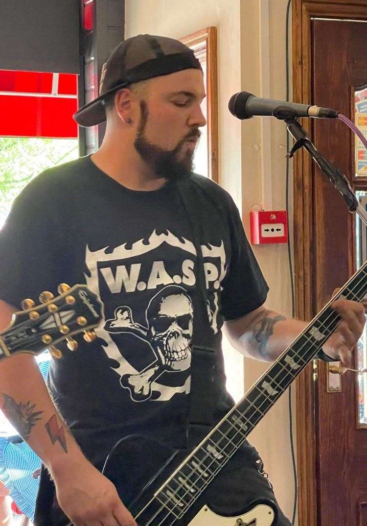 Penguinz bass player Jim Shortland