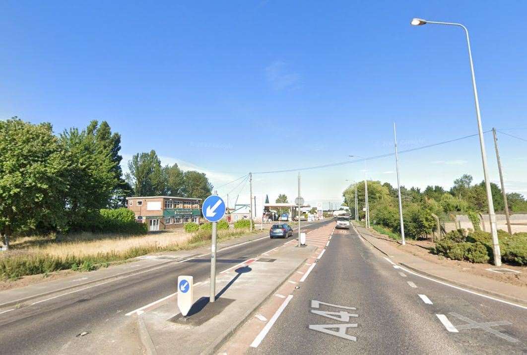 The road has been closed. Picture: Google Maps