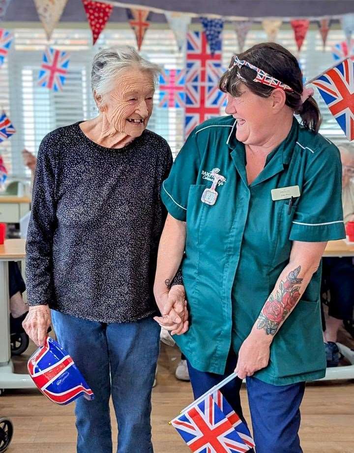 Residents and staff enjoyed the themed party