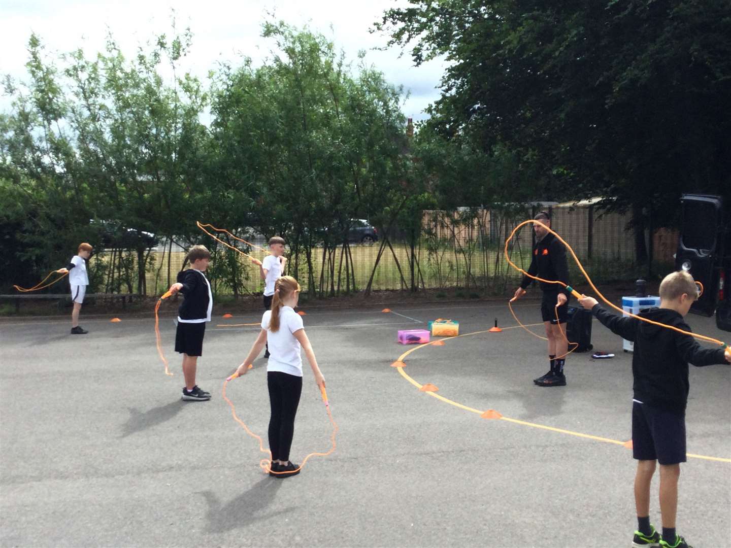 Pupils at All Sainst Academy In March learned the art of speed skipping. (56952668)