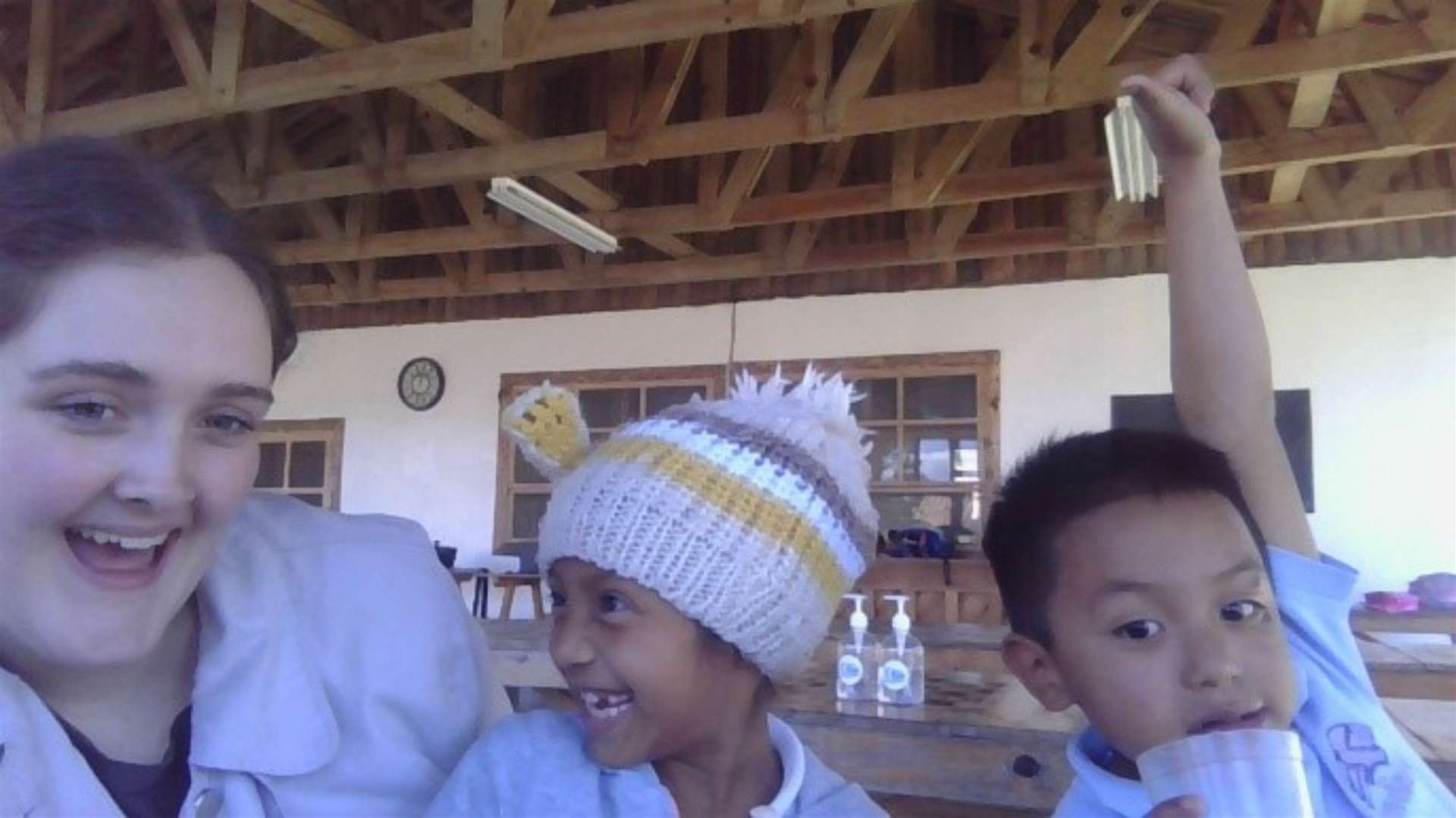 Jodie Rhodes taught English to children in Honduras