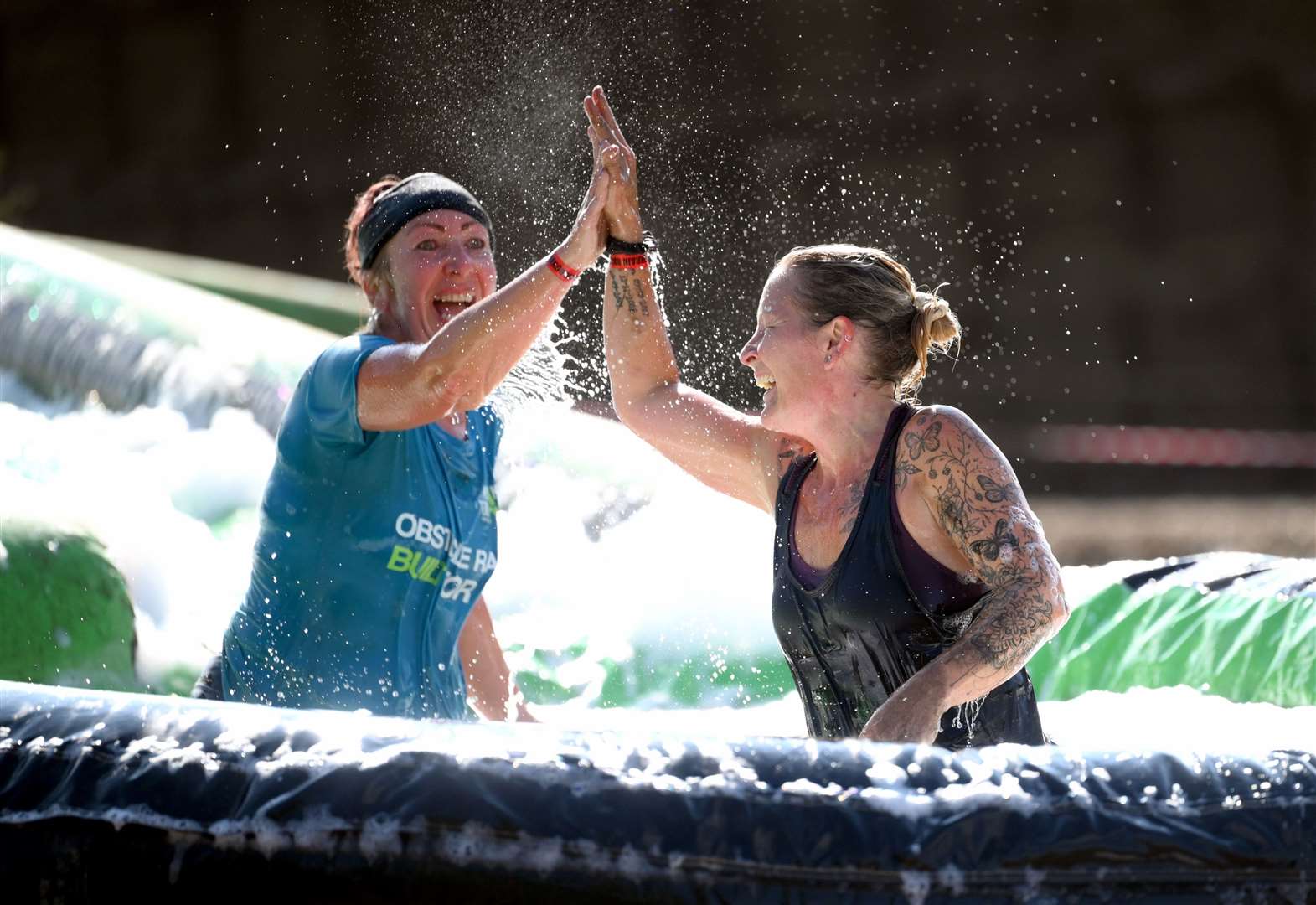 Celebrations after completing the course