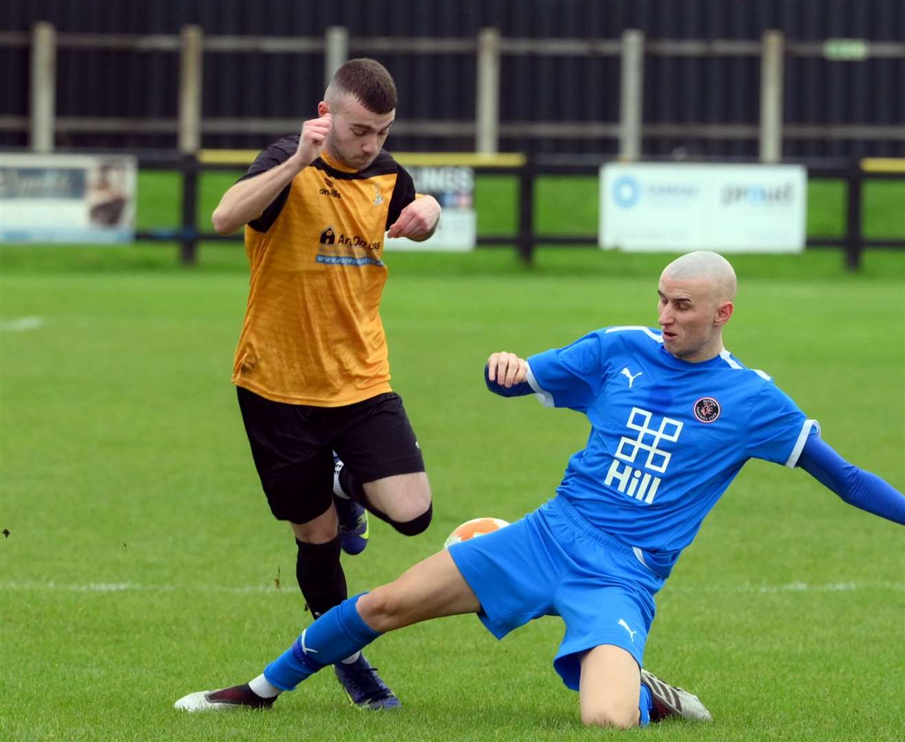 Stef Cavozzi in action for March Town last season