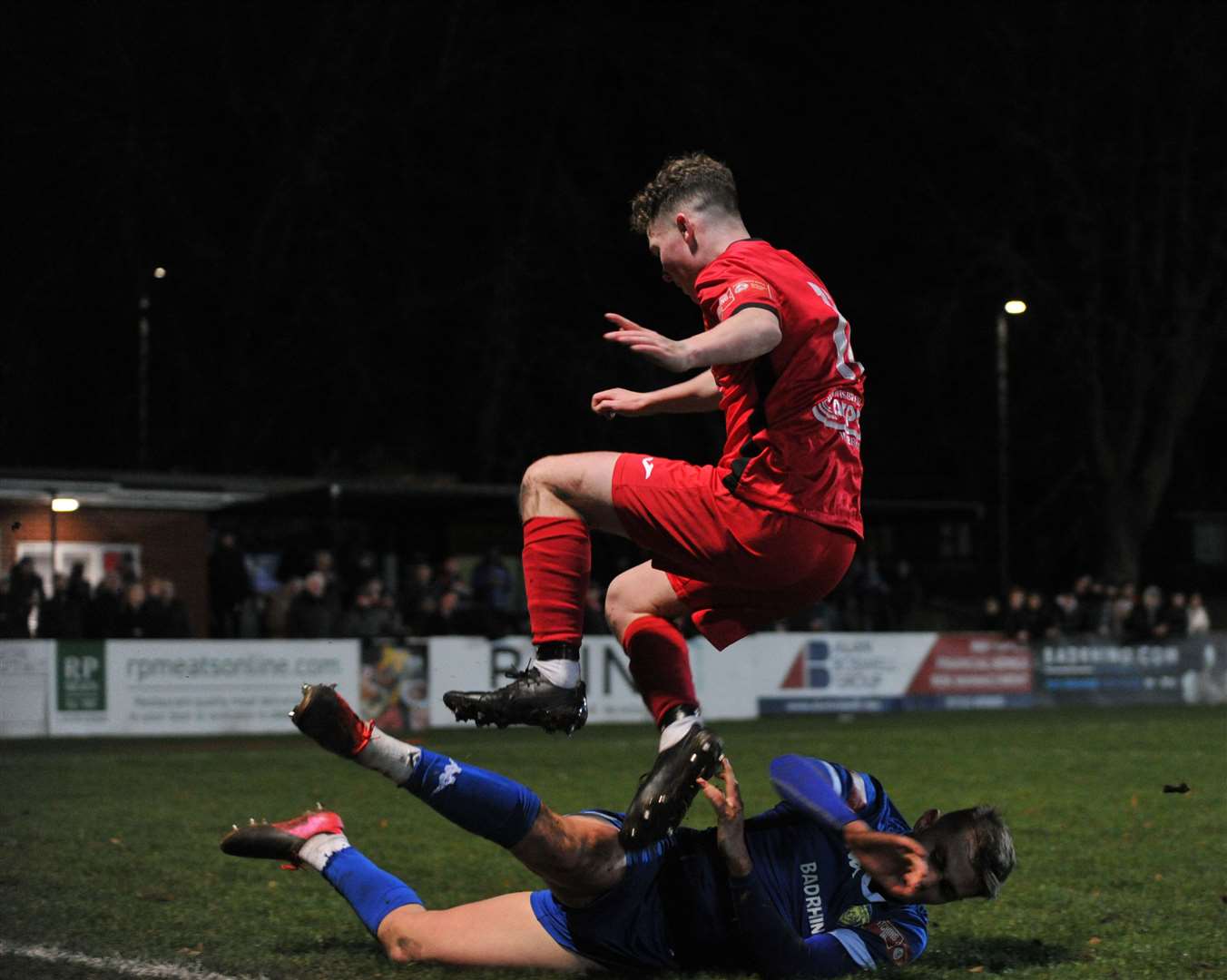 Spalding were 2-0 winners over Wisbech Town on Tuesday night. Photo: Chris Lowndes (54782375)