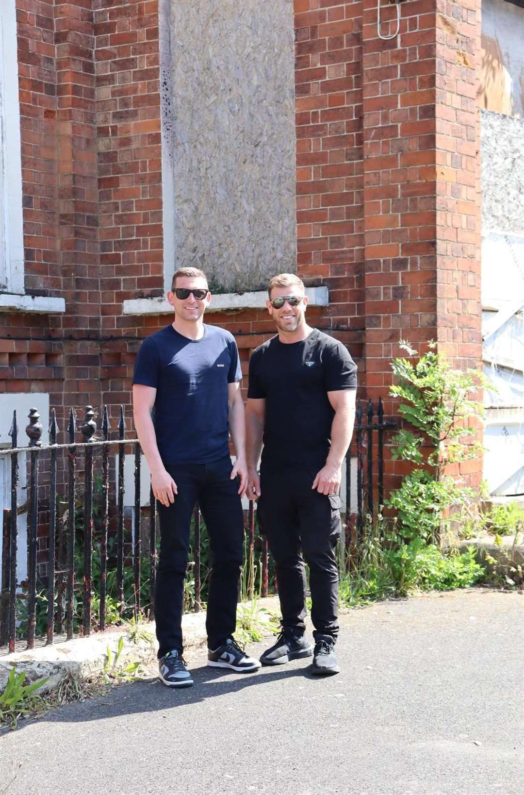 Rob Bridgewater and Jamie Sandford are behind the project to convert The Bridge Hotel in Sutton Bridge into flats
