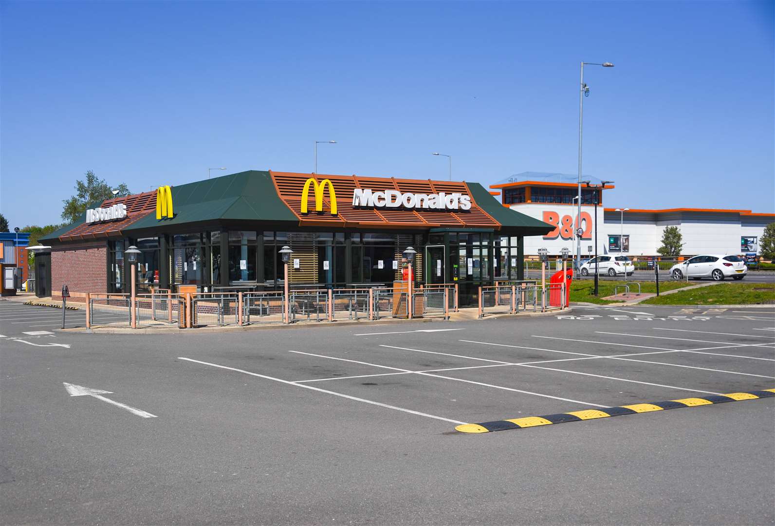 A McDonald's restaurant