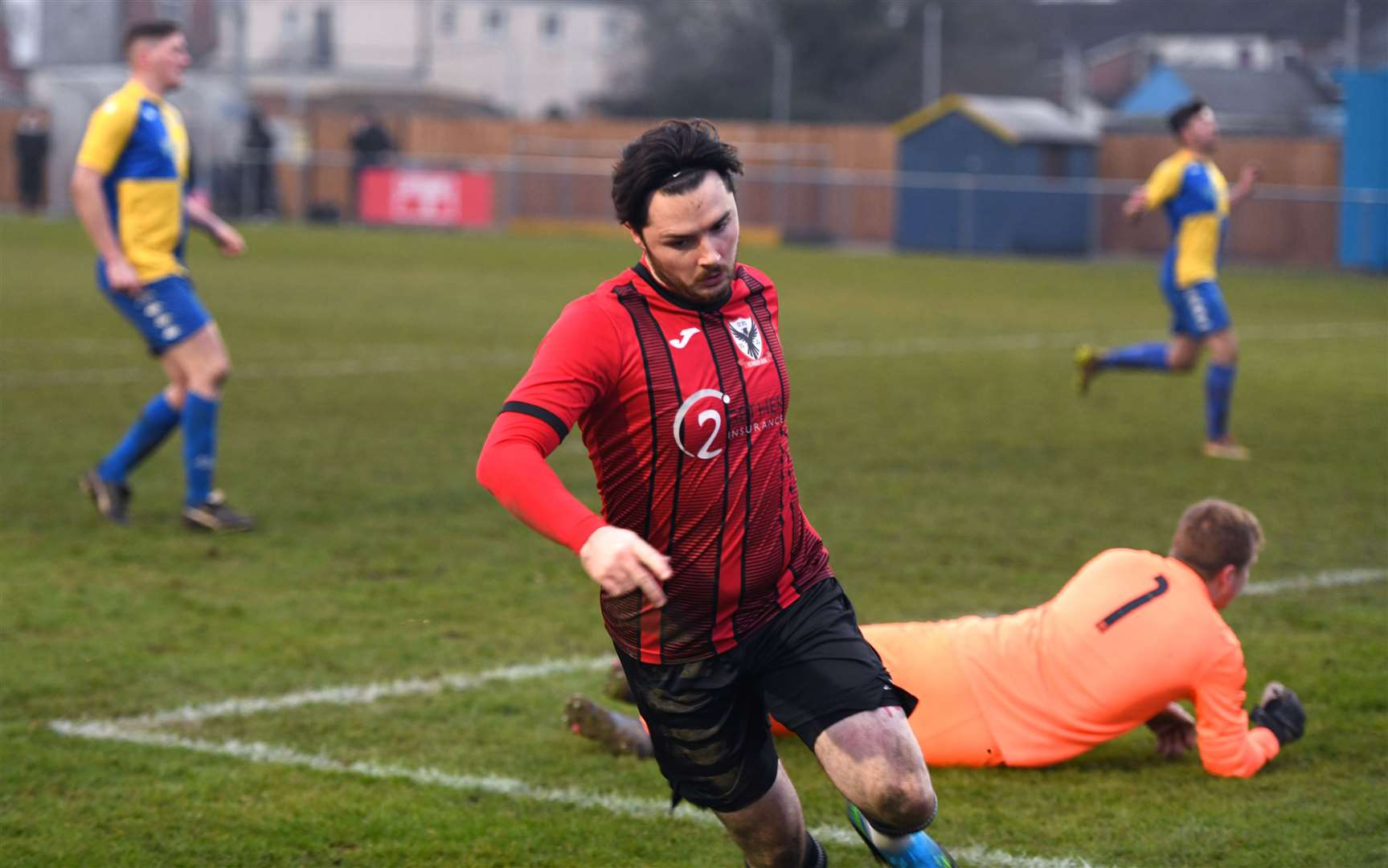 Ryan Lennon after scoring his goal