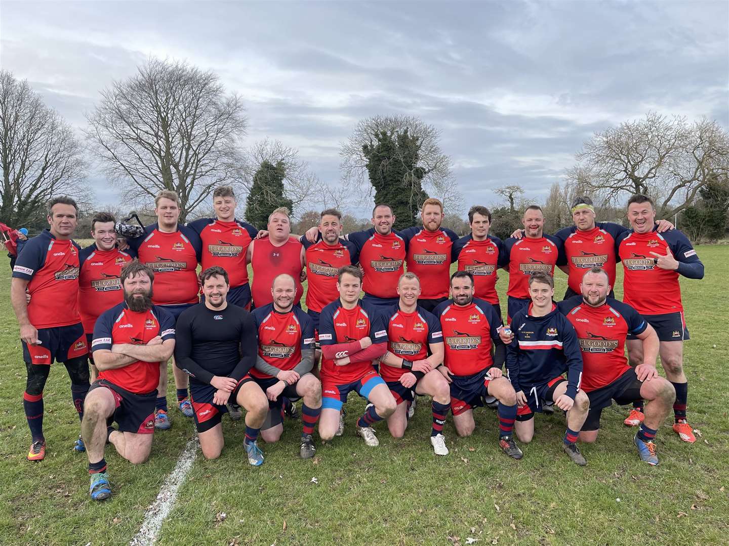 The victorious Wisbech first team