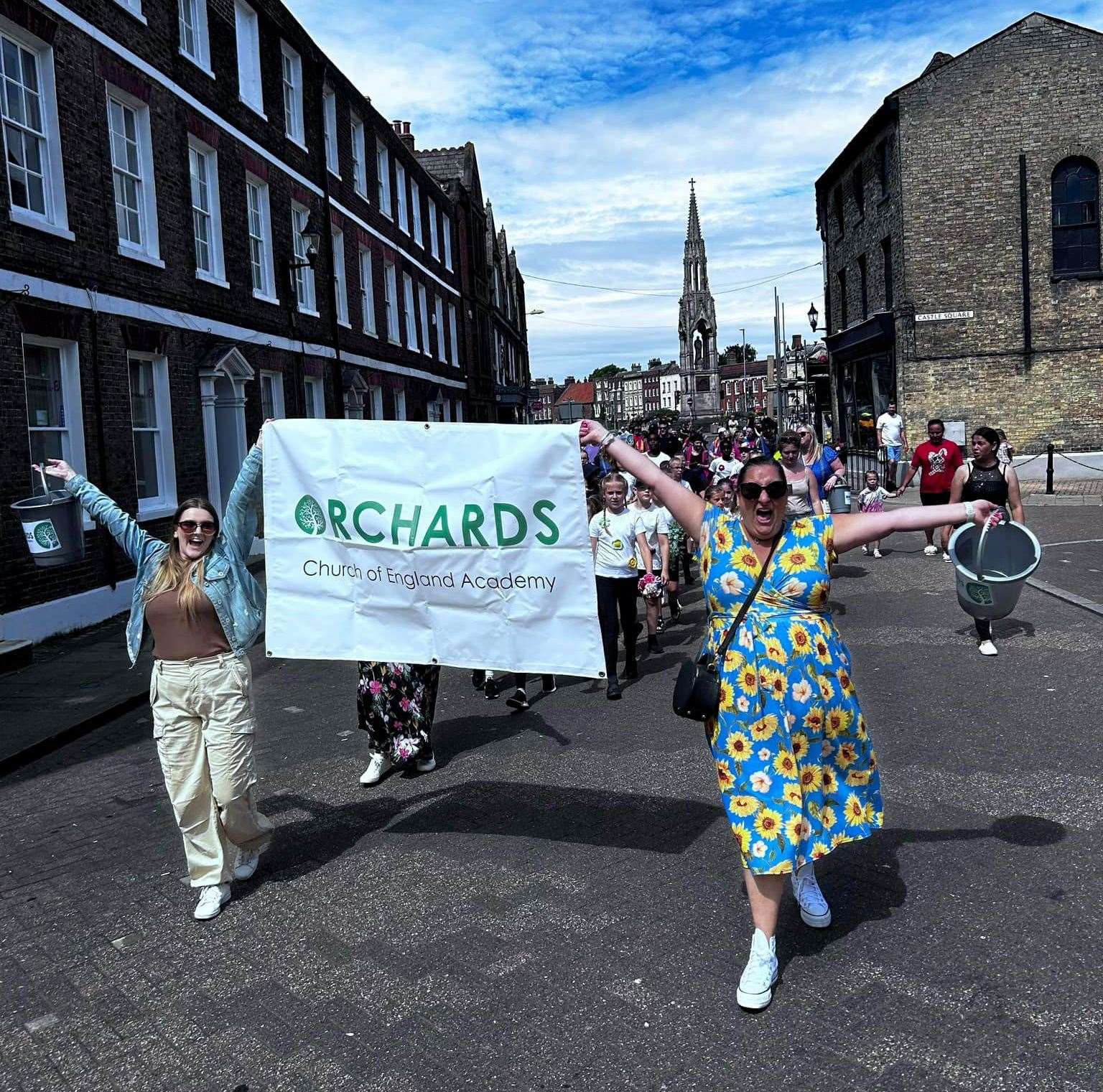 The Orchards Academy was among the schools to take part in last year’s Rose Fair parade
