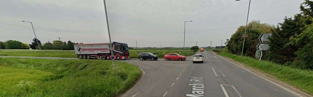 Appeal following serious collision on A141 at the Twenty Foot Road junction near March.