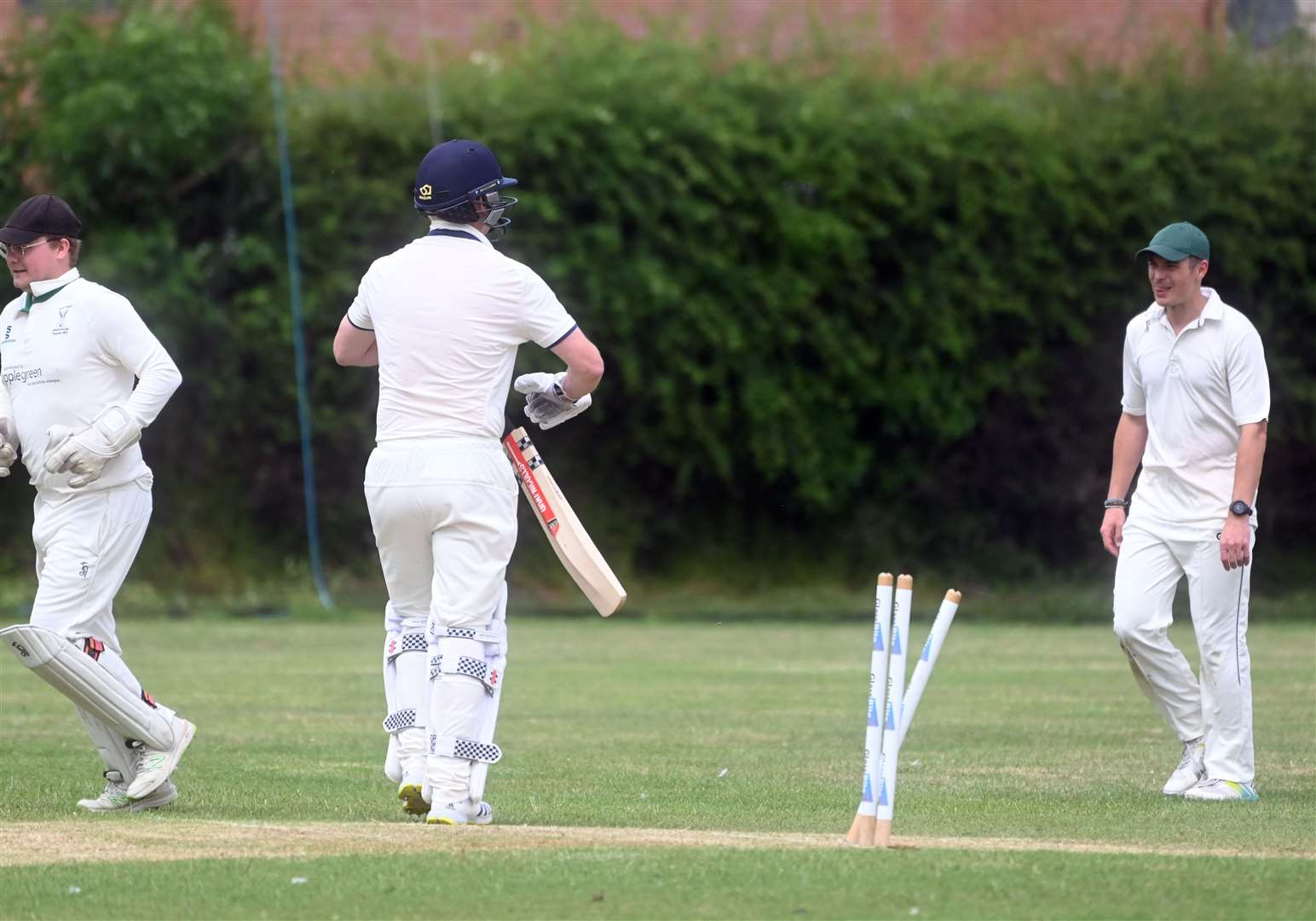 Action from Chatteris 2nds against Wisbech 3rds in CCA Junior League 3 North