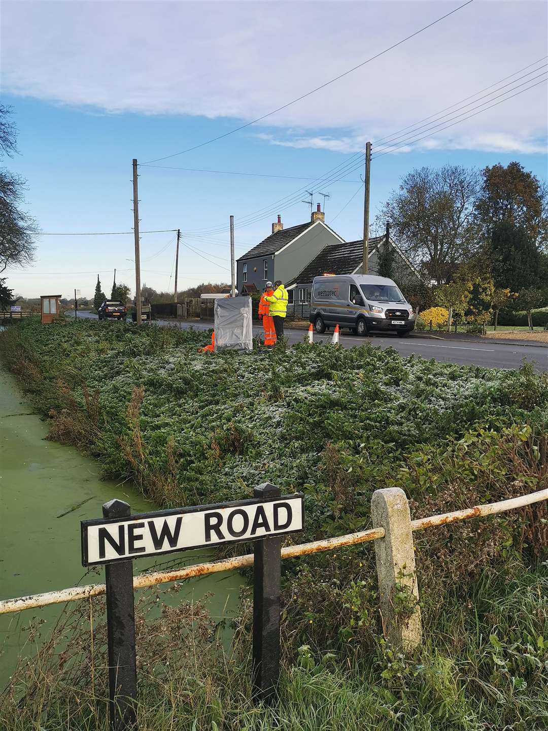 The innovative new scheme is under way. Picture: Norfolk County Council