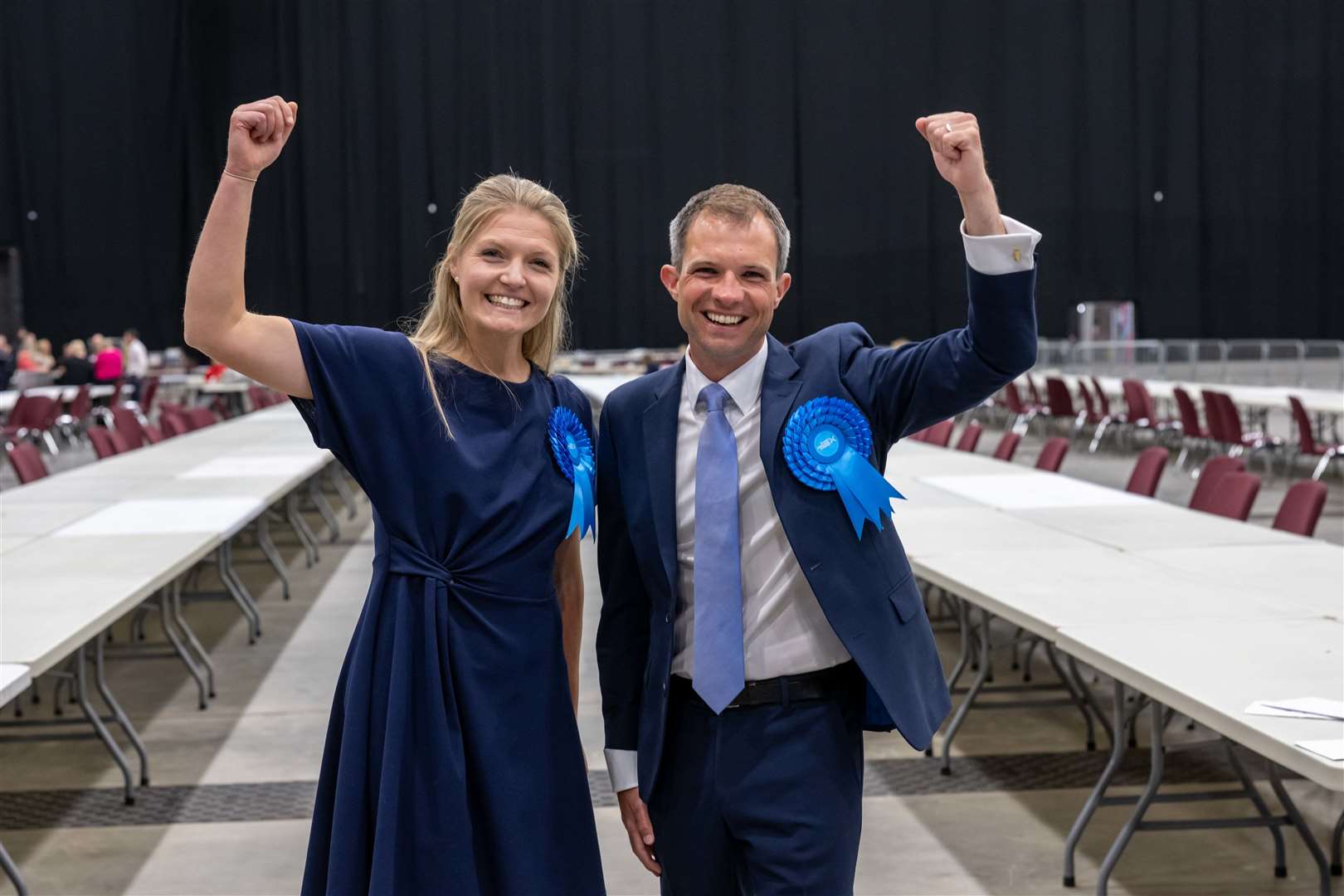 Harriet Cross, an ultra-marathon winner, has been tipped by her Tory colleague Andrew Bowie as one of the fastest MPs in the Conservative Party (Michal Wachucik/PA)