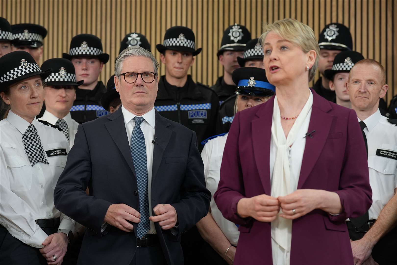 Prime Minister Sir Keir Starmer and Home Secretary Yvette Cooper have said they want to restore confidence in neighbourhood policing (Joe Giddens/PA)