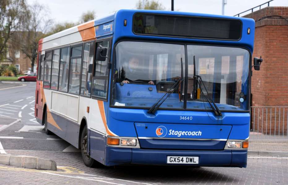 Stagecoach buses at Wisbech Horsefair