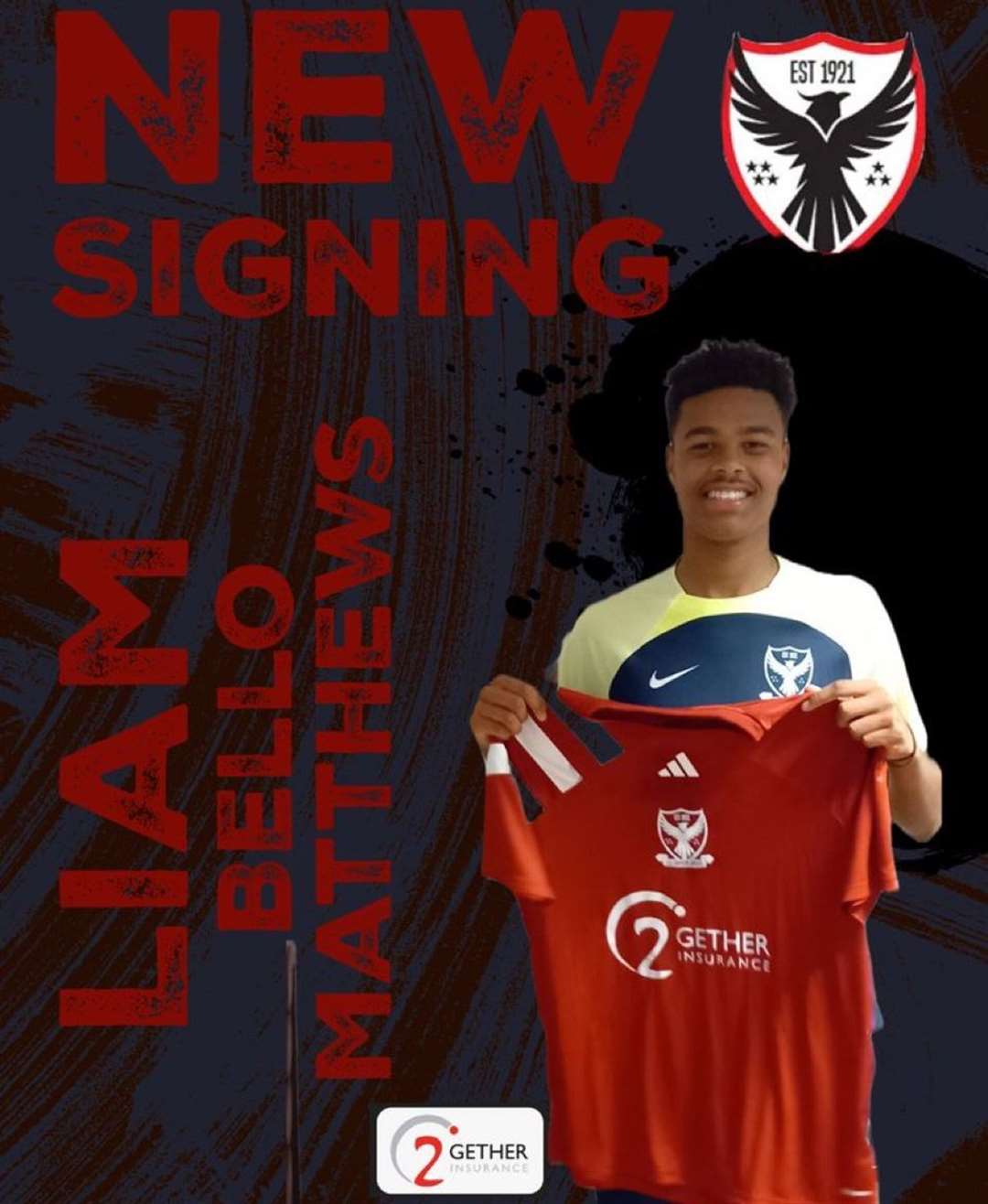 Defender Liam Bello Matthews