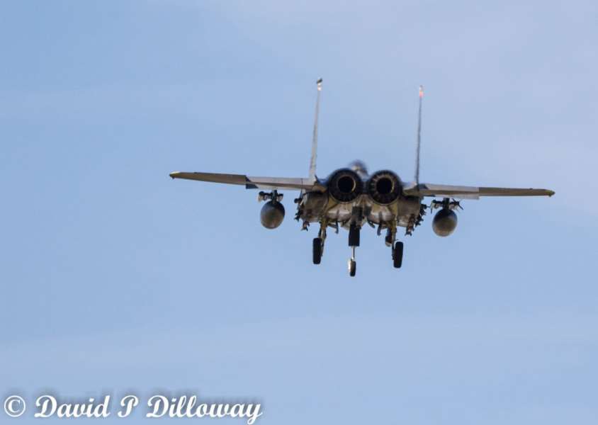 A USAF F15 jet - Credit: David Dilloway