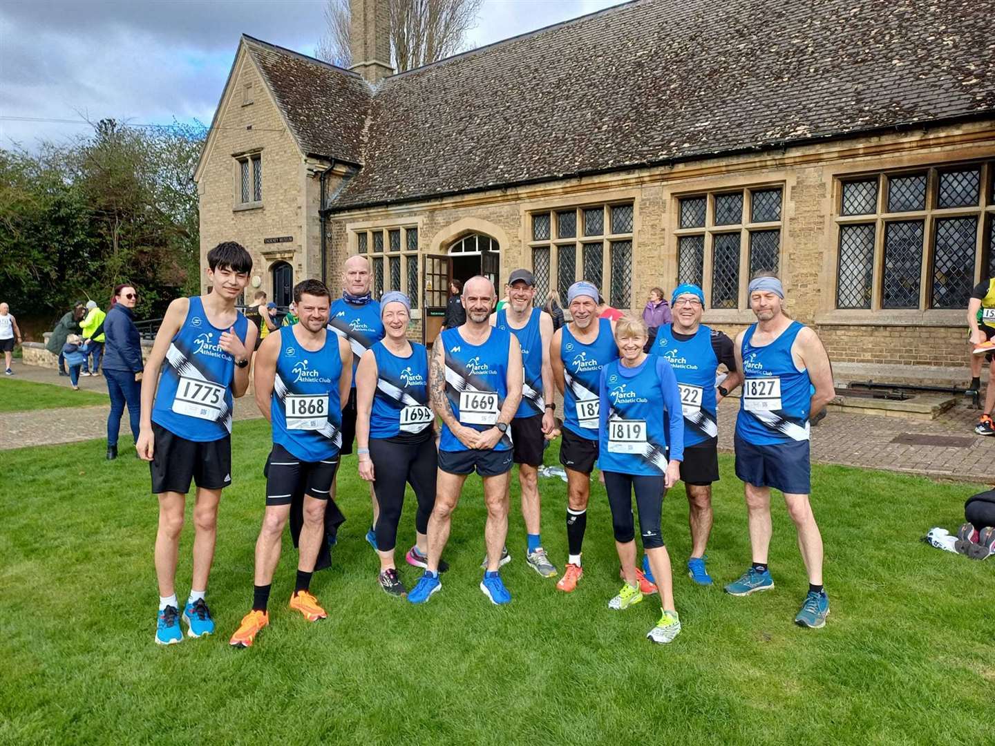 March Athletic Club members at the Thorney 10k