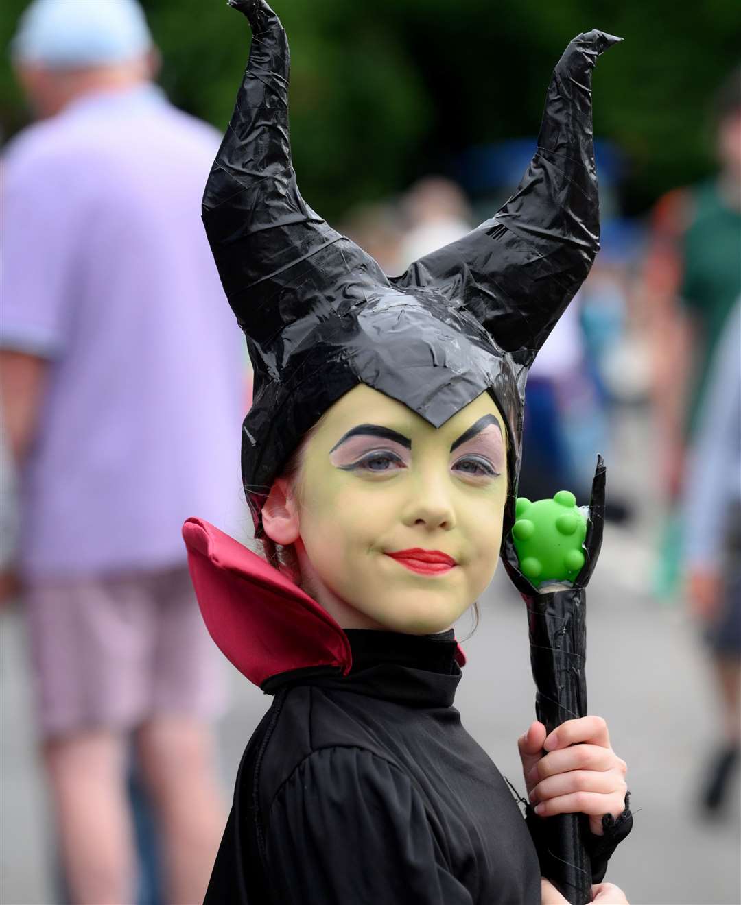 There was a Maleficent float