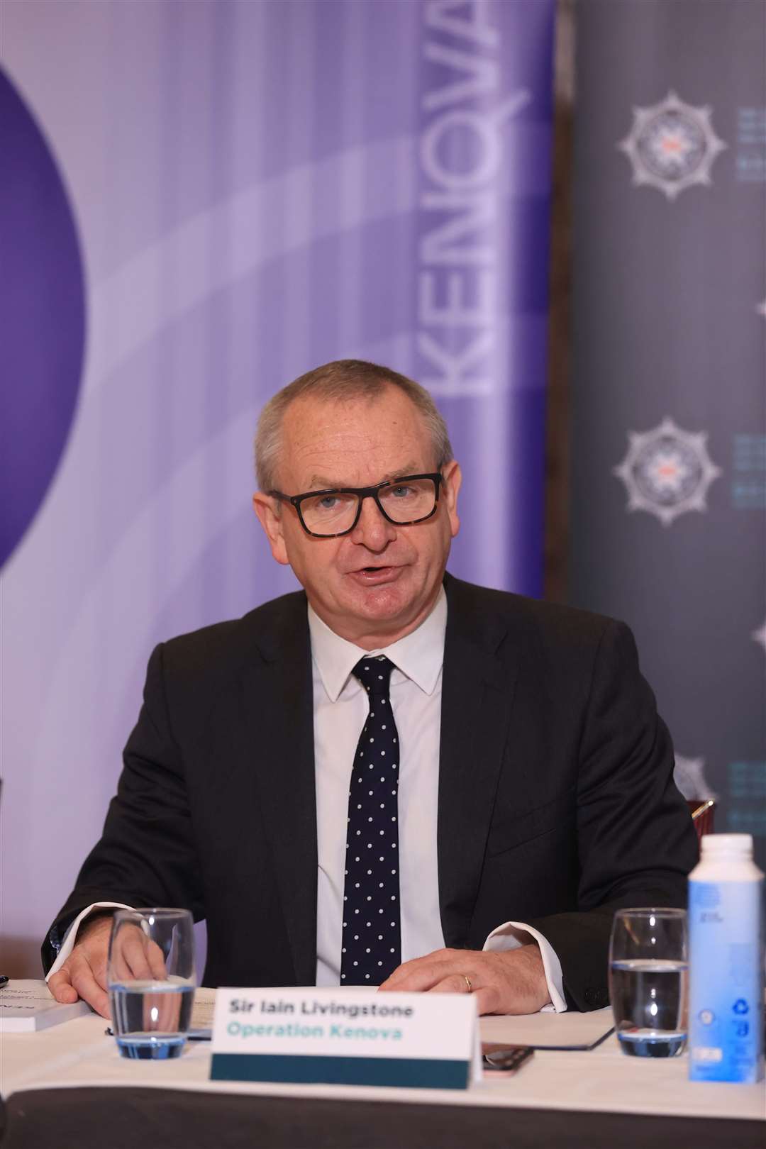 Head of Operation Kenova Sir Iain Livingstone said it was deeply regrettable the material had been discovered late (Liam McBurney/PA)