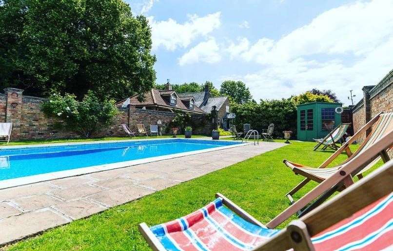 Max started renting out the pool two summers ago and it has proved a hit with local families.