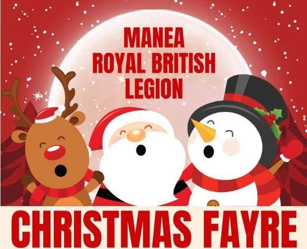 Manea Royal British Legion is holding its Christmas Fayre.