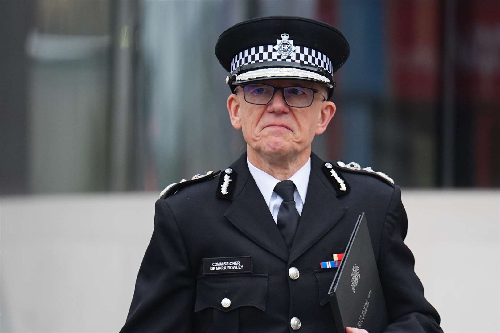 Sir Mark Rowley has painted a stark picture of the force’s finances (James Manning/PA)