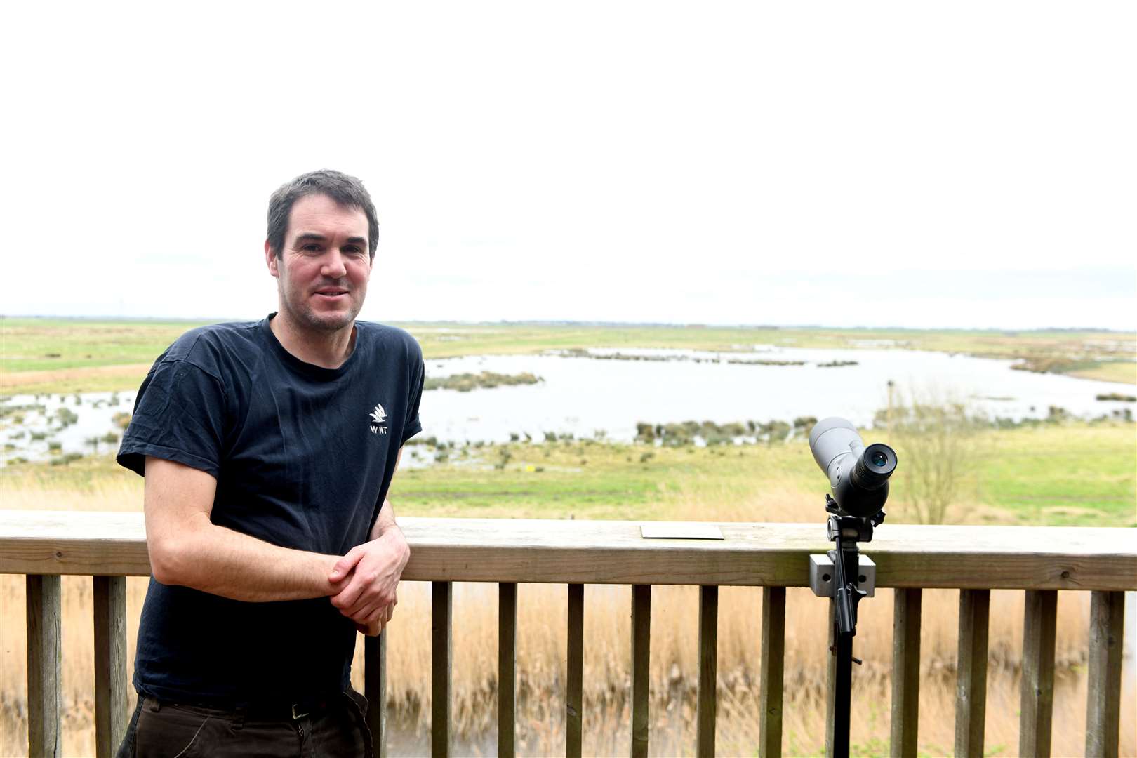 Feature on Welney Wash..Lee Marshall Manager. (31903840)
