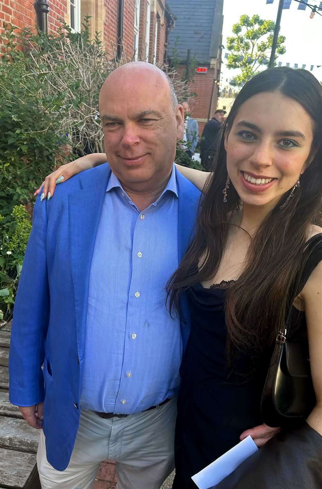 Mike Lynch with his daughter Hannah. Both died when the Bayesian sank (Family Handout/PA)