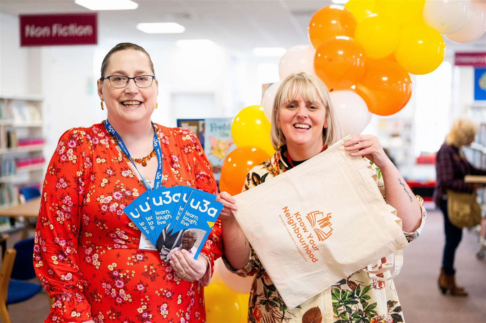 Left, Caroline Hooper (U3A) and Nichola Greentree