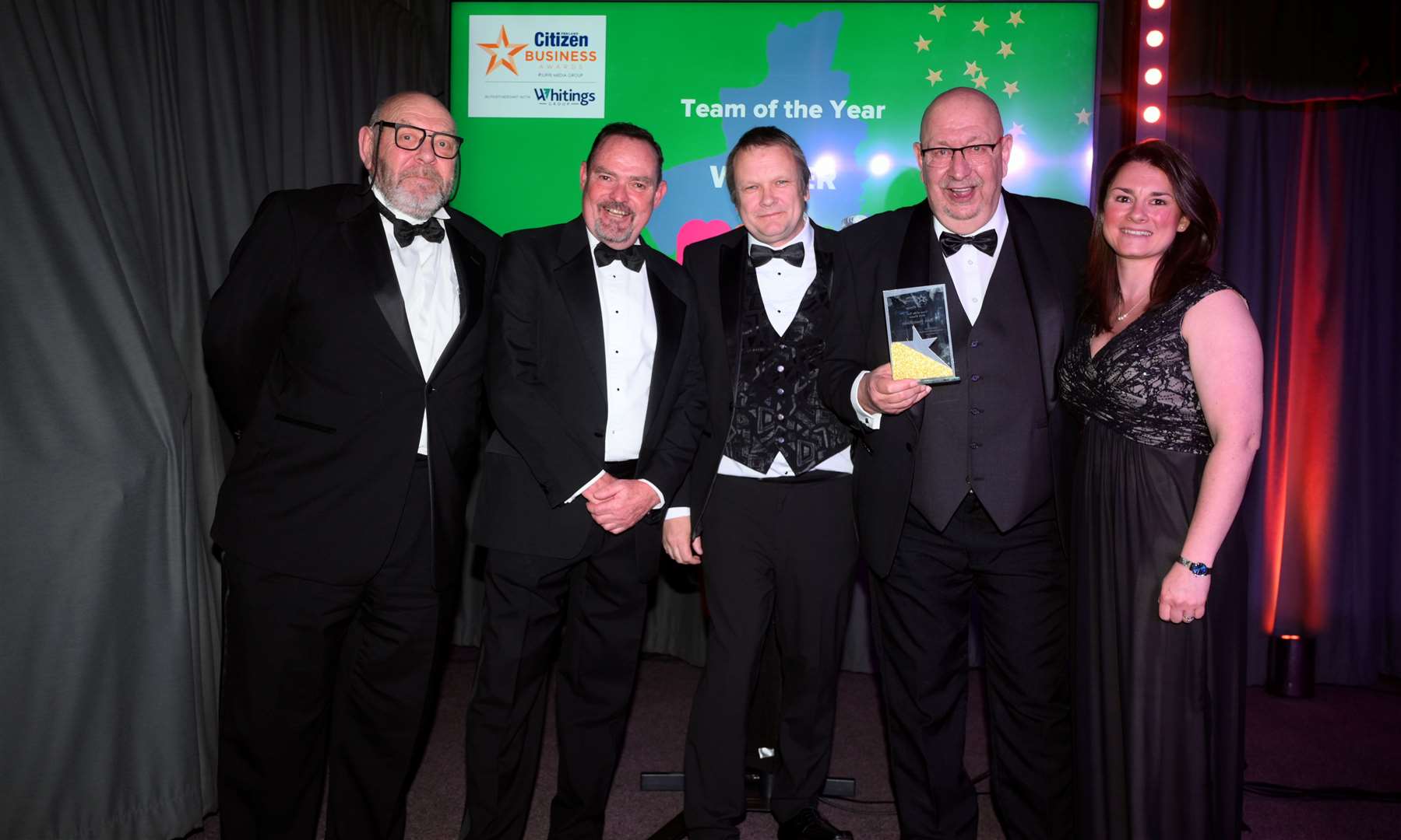 Fenland Citizen Business Awards 2025 Team of the Year winners More Muzic Radio