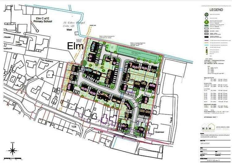 An affordable housing development made up of 63 new homes is to be built in Elm.