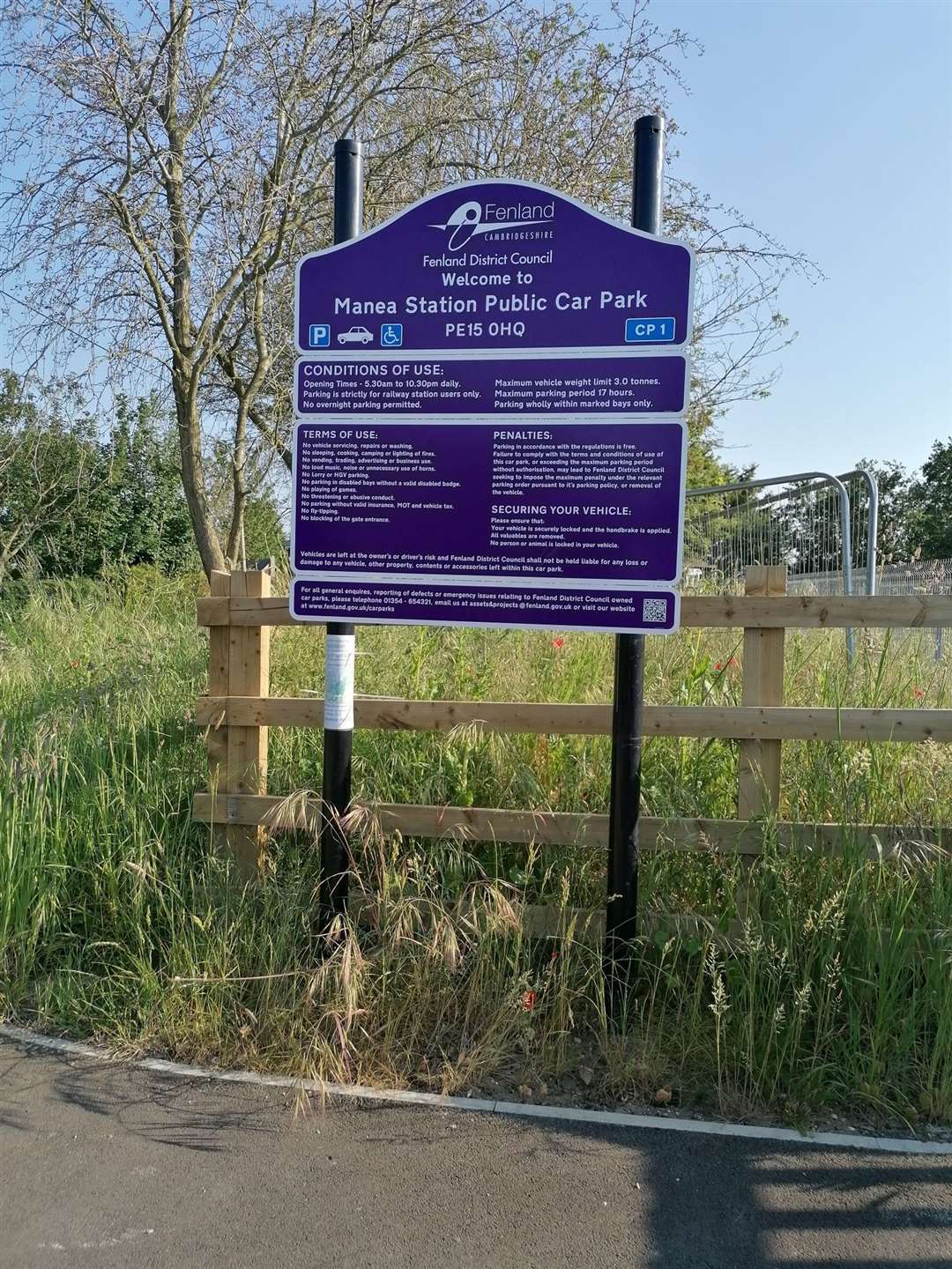 The new car park at Manea railway station is finally set to open.