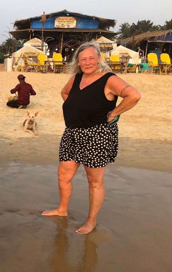 Louise Payne before weight loss