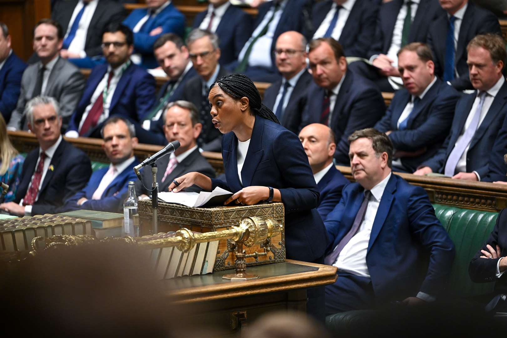 Mrs Badenoch claimed if she was prime minister there would have been ‘a national inquiry months ago’ (House of Commons/PA)