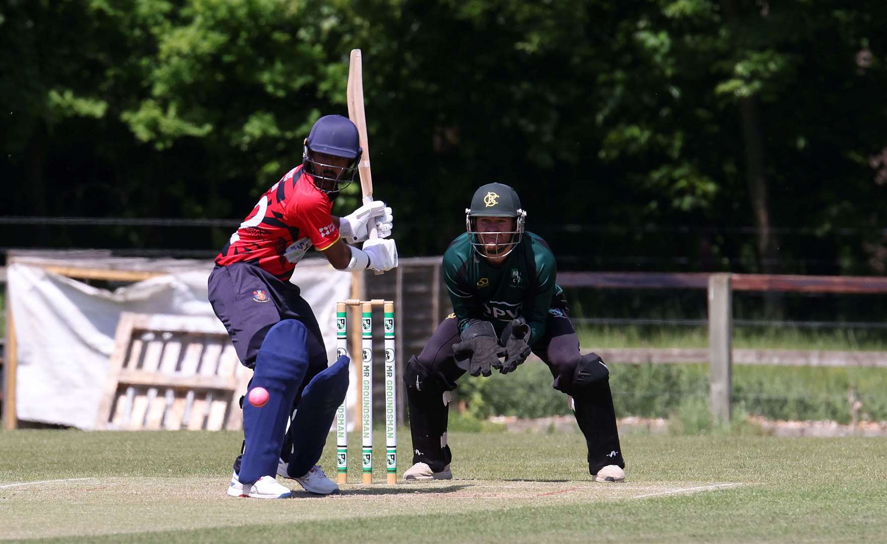 Shalin De Mel in action. Picture: Richard Marsham